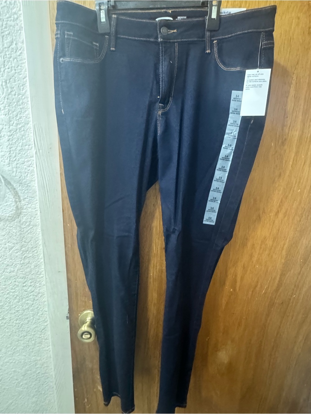 Old Navy Women's Skinny Jeans - Dark Indigo Blue